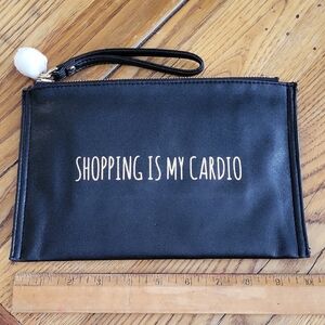 Deux Lux Black Wristlet Clutch